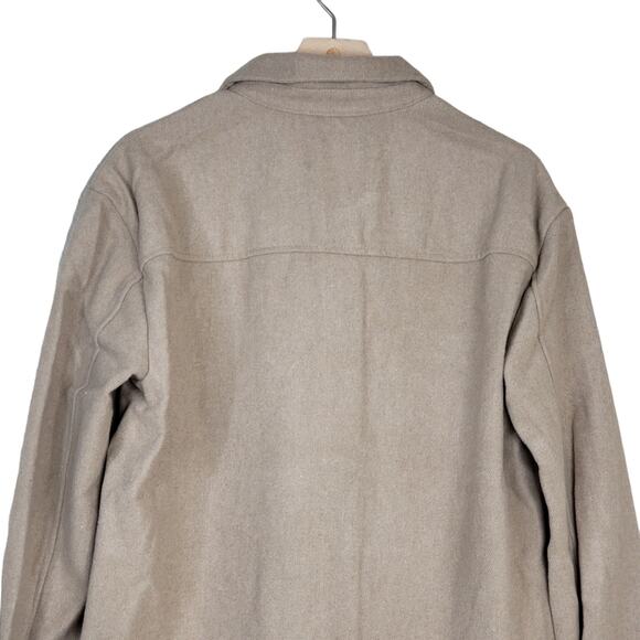 Laundry by Shelli Segal Womens M Fringe Shaket in Silver Mink Tan NEW - Picture 5 of 12